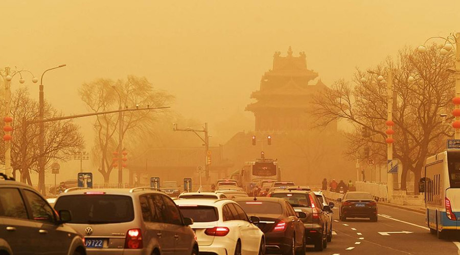 北方今年首場沙塵來襲！沙塵暴下衣服干衣機(jī)的干衣優(yōu)勢
