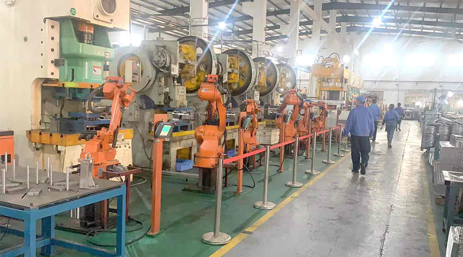 揭秘金環(huán)電器滾筒干衣機(jī)沖壓自動化生產(chǎn)是如何進(jìn)行的？