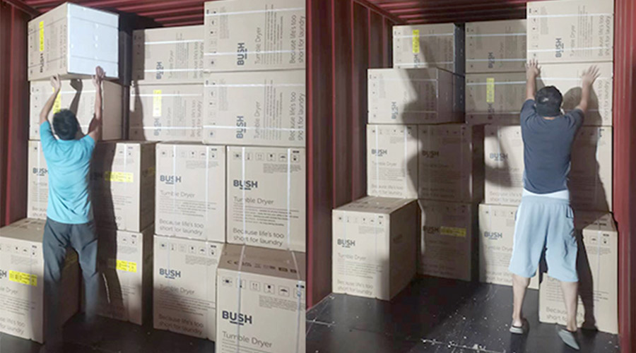 各司其職合力做好英國(guó)Argos客戶(hù)衣物烘干機(jī)出貨任務(wù)！