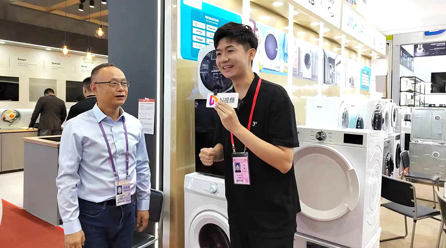 廣交會熱點(diǎn)！央視、新華網(wǎng)等媒體聚焦金環(huán)電器滾筒干衣機(jī)